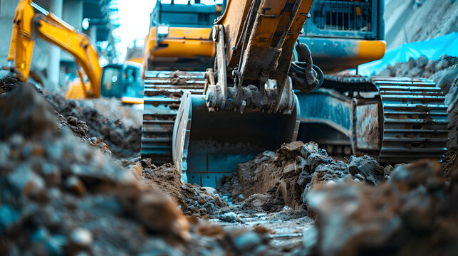 underground minig excavator