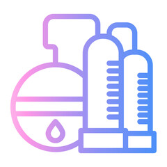 refinery Line Gradient Icon