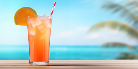 cocktail on the beach