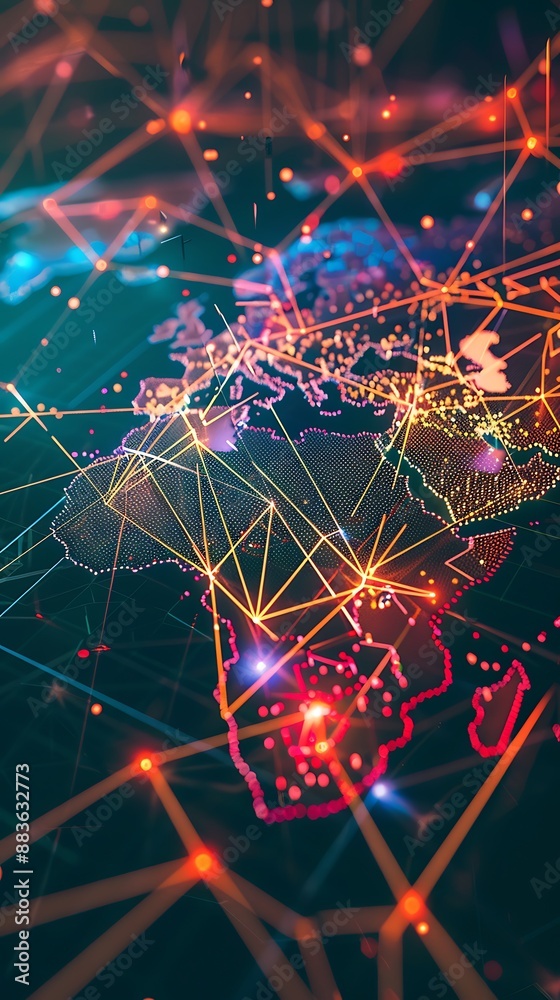 Poster global network connection