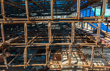 Reinforced steel for building structures