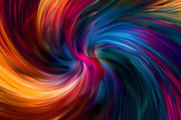 Vibrant Swirling Abstract Color Vortex Background