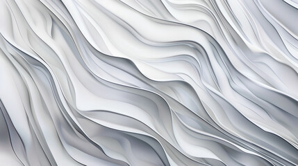 Abstract White Wavy Texture Background Pattern