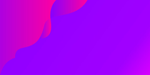 a magenta and purple gradient background with a smooth wave pattern.