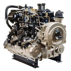 Fototapeta premium Honda Marine Engine photo isolated white background Transparent PNG Clipart Assortment