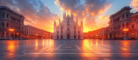 Duomo di Milano at Sunrise