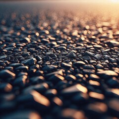 Obraz premium close view of road