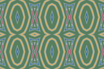 Fototapeta premium Seamless Ethnic Pattern Design. Ethnic Oriental Ikat Pattern Traditional Design. Ethnic Oriental Pattern Traditional Design for Background, Carpet, Clothing, Wrapping, Fabric, Embroidery