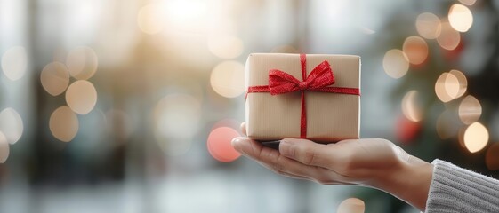 Customer receiving a subscription box, personalized shopping experience