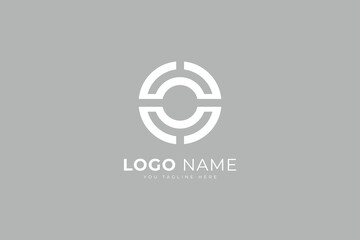 letter O logo design vector template design for brand