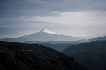 Majestic Andean Volcano in Ecuador
