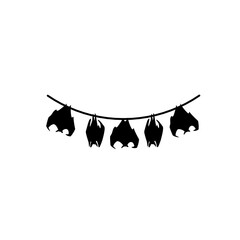 hanging Halloween bat
