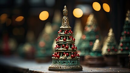 Artistic Christmas Tree Creation 