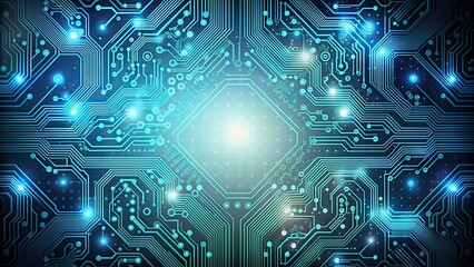 Fototapeta premium Circuit board background with technology theme , technology, electronics, computer, motherboard, connections