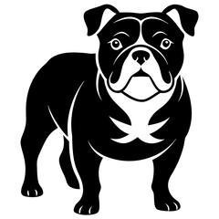 Art & Illustration bulldog silhouette