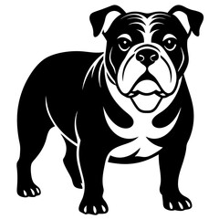Art & Illustration bulldog silhouette