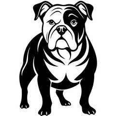 Art & Illustration bulldog silhouette