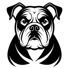 Art & Illustration bulldog silhouette