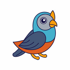  Cuckoo icon Vector Illustration on white background