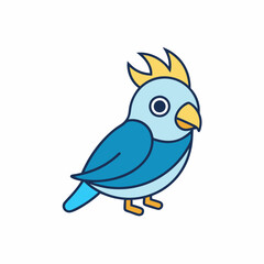  Cuckoo icon Vector Illustration on white background