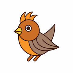  Cuckoo icon Vector Illustration on white background