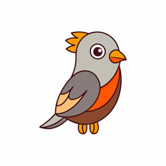 Cuckoo icon Vector Illustration on white background