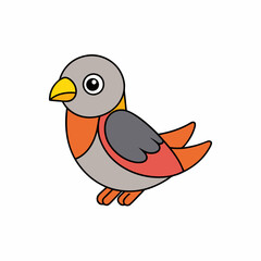  Cuckoo icon Vector Illustration on white background