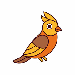  Cuckoo icon Vector Illustration on white background