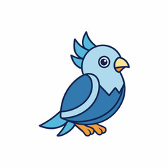  Cuckoo icon Vector Illustration on white background