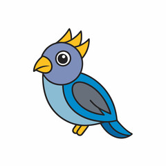  Cuckoo icon Vector Illustration on white background