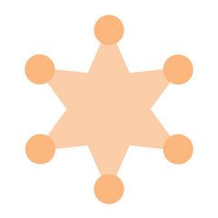 sheriff badge icon 