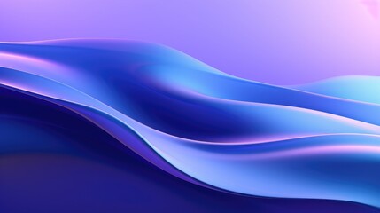 Gradient purple liquid abstract wave blue background