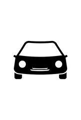 vector simple car icon. luxury cars