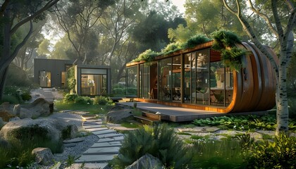 Homestead Design , Forest Off Grid Living