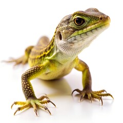 Obraz premium lizard isolated image white background