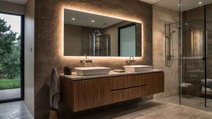 modern bathroom interior