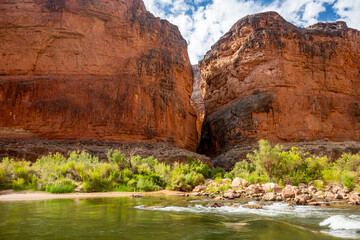 river in the mountains