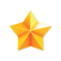 Modern shiny star vector design