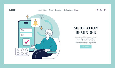 Health Gamification. Flat Vector Illustration