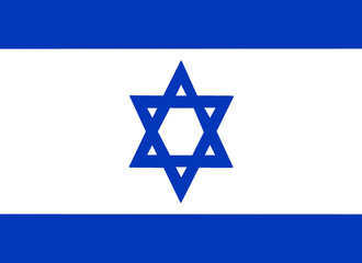 Flag of israel nations background