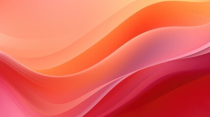 Pink and orange background with a wave and the words abstract background