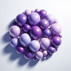 Fototapeta premium the violet series balloons