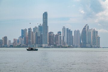 Panama City Modern Skyscrapers Skyline