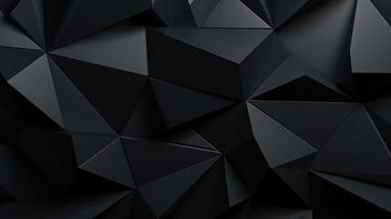 The abstract triangle background has a slightly different gradation black color