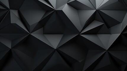 The abstract triangle background has a slightly different gradation black color