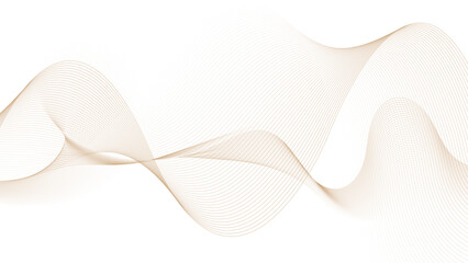 Vector Illustration of the brown pattern of lines abstract background. Digital frequency track equalizer. Stylized line art background. Vector illustration. 