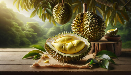 Durian fruit Thailand durian tree ทุเรียน ข้าวเหนียวทุเรียน