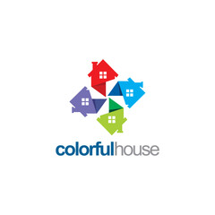 home colorful logo