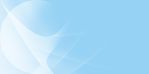 Graphic illustrations of curves and wavy lines. Geometric wallpaper, light blue gradient background. Templates for websites, covers, and background designs.