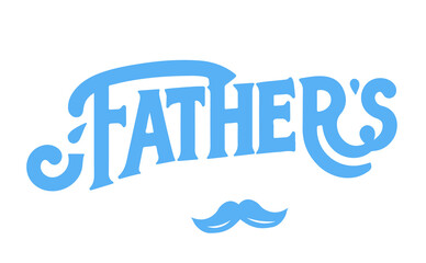 Happy Father's Day Lettering PNG Transparent Background